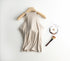 Slim Halter Neck Off-Shoulder Camisole Tops for Women - Stylish Solid Tank Tees with Chest Pad for Comfortable Summer Wear